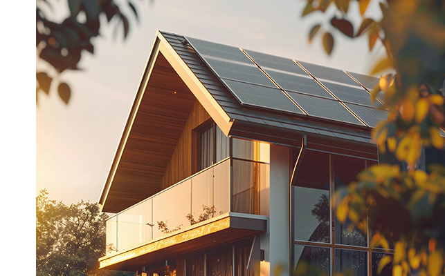 Panneaux solaire sur toiture